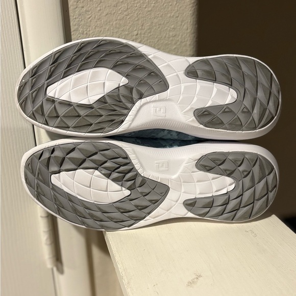 FootJoy FJ Flex XP Golf Shoes Blue Camo Women's SZ 7 (95349) Worn Once - Picture 7 of 9